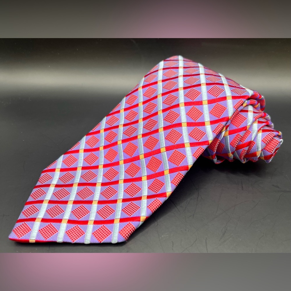 Robert Talbot - Best of Class, Nordstrom,Elegant pattern tie, silk, hand sewn